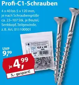 Sonderpreis Baumarkt Profi-C1-Schrauben Angebot