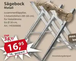 Sonderpreis Baumarkt Sägebock Metall Angebot