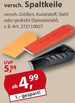 Sonderpreis Baumarkt versch. Spaltkeile Angebot