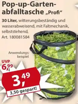 Sonderpreis Baumarkt Pop-up-Garten- abfalltasche ,,Profi" Angebot