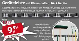 Sonderpreis Baumarkt Geräteleiste mit Klemmhaltern für 7 Geräte Angebot