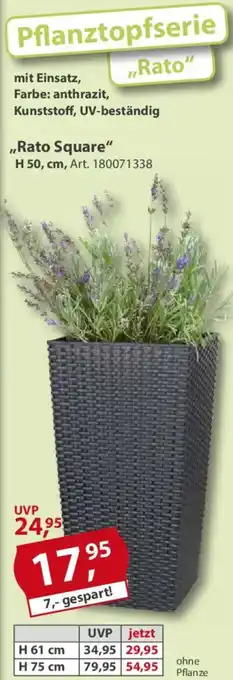 Sonderpreis Baumarkt Pflanztopfserie ,,Rato" Angebot