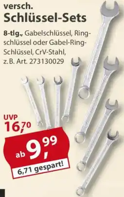 Sonderpreis Baumarkt versch. Schlüssel-Sets Angebot