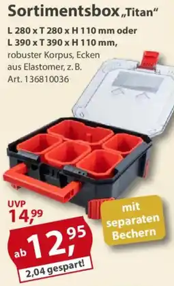 Sonderpreis Baumarkt Sortimentsbox ,,Titan" Angebot