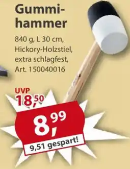 Sonderpreis Baumarkt Gummi- hammer Angebot