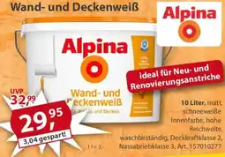 Sonderpreis Baumarkt Wand- und Deckenweiß Angebot