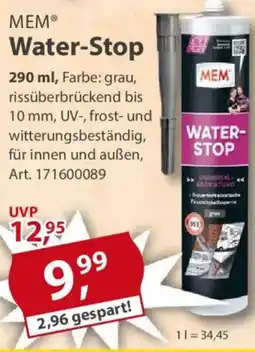 Sonderpreis Baumarkt MEM Water-Stop Angebot