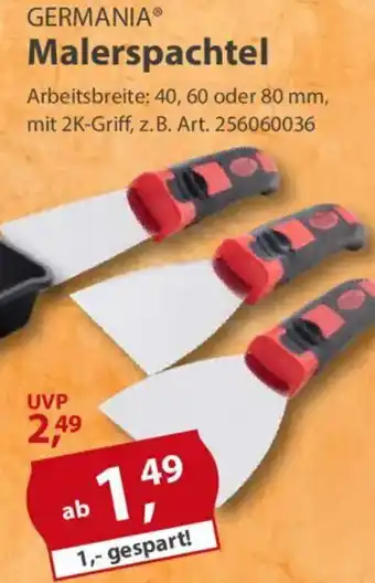 Sonderpreis Baumarkt GERMANIA Malerspachtel Angebot