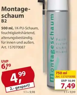 Sonderpreis Baumarkt Montageschaum B2 Angebot