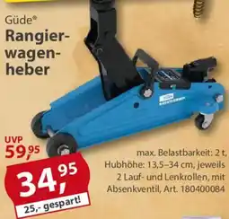 Sonderpreis Baumarkt Güde Rangierwagenheber Angebot