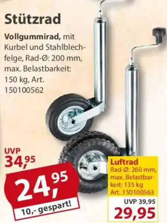Sonderpreis Baumarkt Stützrad Angebot