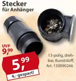 Sonderpreis Baumarkt Stecker für Anhänger Angebot
