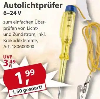 Sonderpreis Baumarkt Autolichtprüfer 6-24 V Angebot