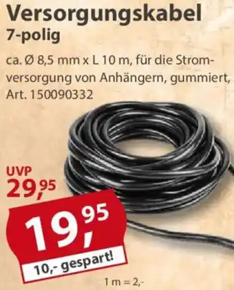 Sonderpreis Baumarkt Versorgungskabel 7-polig Angebot
