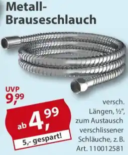 Sonderpreis Baumarkt Metall- Brauseschlauch Angebot