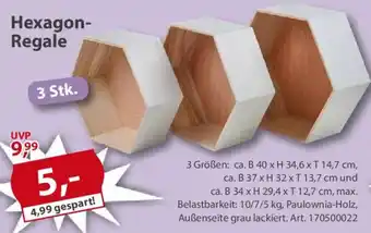 Sonderpreis Baumarkt Hexagon- Regale Angebot