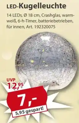 Sonderpreis Baumarkt LED-Kugelleuchte Angebot
