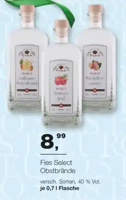 Handelshof Fies Select Obstbrände Angebot