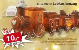 Sonderpreis Baumarkt beleuchteter Lebkuchenzug Angebot
