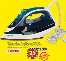 TEDi Tefal Express Steam Dampfbügeleisen FV2839E0 Angebot