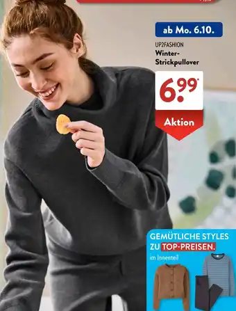 Aldi Süd UP2FASHION Winter- Strickpullover Angebot