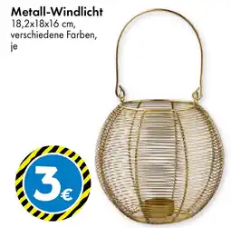 TEDi Metall-Windlicht Angebot