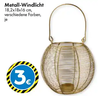 TEDi Metall-Windlicht Angebot
