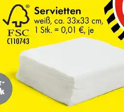 TEDi Servietten 50er- Pack Angebot