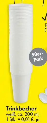 TEDi Trinkbecher 50er- Pack Angebot