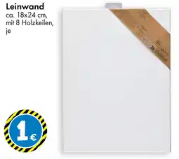 TEDi Leinwand ca. 18x24 cm Angebot