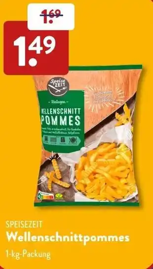 Aldi Süd SPEISEZEIT Wellenschnittpommes Angebot