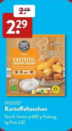 Aldi Süd SPEISEZEIT Kartoffeltaschen Angebot