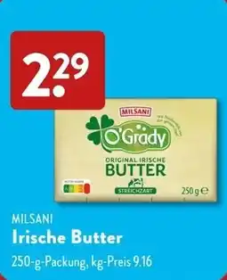 Aldi Süd MILSANI Irische Butter Angebot