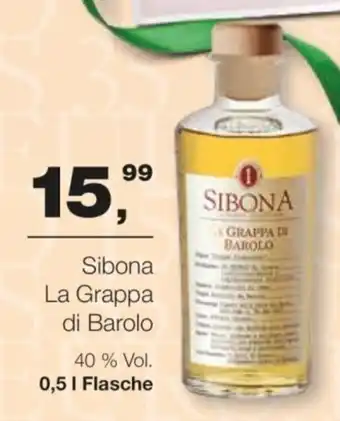 Handelshof Sibona La Grappa di Barolo Angebot