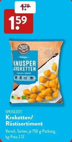 Aldi Süd SPEISEZEIT Kroketten/ Röstisortiment Angebot