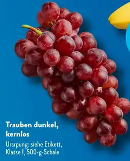 Aldi Süd Trauben dunkel, kernlos Angebot