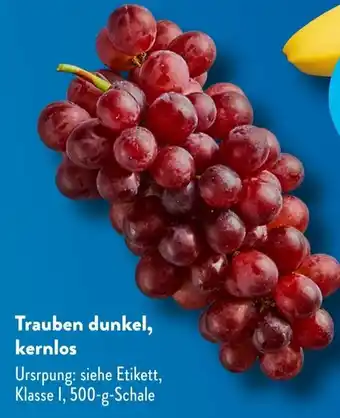 Aldi Süd Trauben dunkel, kernlos Angebot