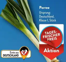 Aldi Süd Porree Angebot