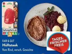 Aldi Süd FAIR & GUT Hüftsteak Angebot
