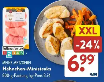 Aldi Süd MEINE METZGEREI Hähnchen-Ministeaks Angebot