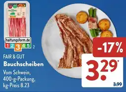 Aldi Süd FAIR & GUT Bauchscheiben Angebot