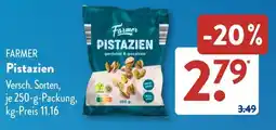 Aldi Süd FARMER Pistazien Angebot