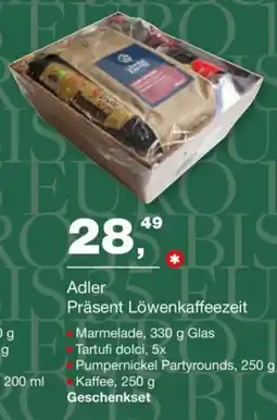 Handelshof Adler Präsent Löwenkaffeezeit Angebot