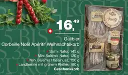 Handelshof Galibier Corbeille Noël Apéritif Weihnachtskorb Angebot
