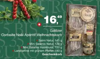 Handelshof Galibier Corbeille Noël Apéritif Weihnachtskorb Angebot