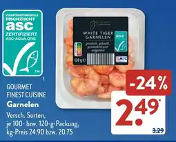 Aldi Süd GOURMET FINEST CUISINE Garnelen Angebot