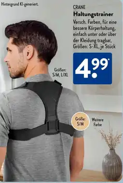 Aldi Süd CRANE Haltungstrainer Angebot