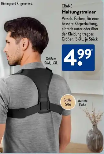 Aldi Süd CRANE Haltungstrainer Angebot