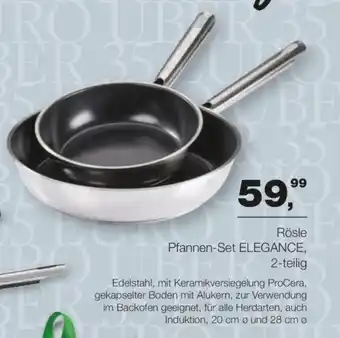 Handelshof Rösle Pfannen-Set ELEGANCE, 2-teilig Angebot