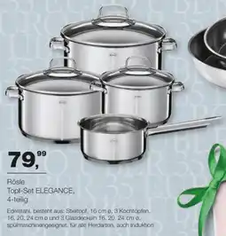 Handelshof Rösle Topf-Set ELEGANCE, 4-teilig Angebot